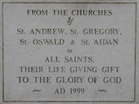 An additional foundation stone was laid during redevelopment